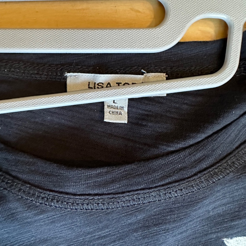 Lisa Todd Stargaze star print tee, L, CB2479 - Picture 3 of 4